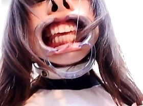 Subtitled weird japanese face elimination shaved schoolgirl