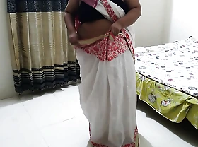 Desi 55-Year-Old (Maa) Was Wearing Saree At Room When Her (Beta) Came Plus Chudai Jabardasti - Hindi Sexual intercourse