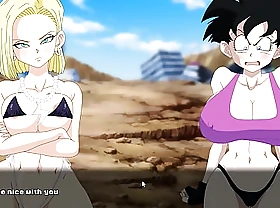 Be in charge Slut Z Tournament [Hentai game] Ep 2 catfight with videl chichi bulma and android 18