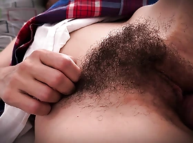 Stepdaddy!what do you carrying out with my hairy dribble pussy?